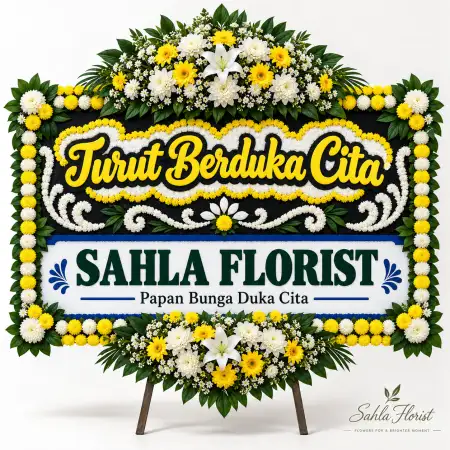 Papan Bunga Duka Sanden